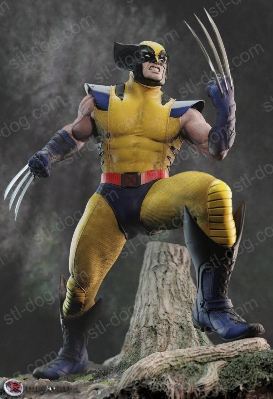 X战警(X-Men) 金刚狼(Wolverine) 3D打印图纸
